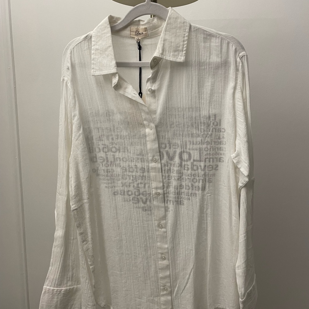 Ruby And Jenna Paisley Button Down Top - image 1